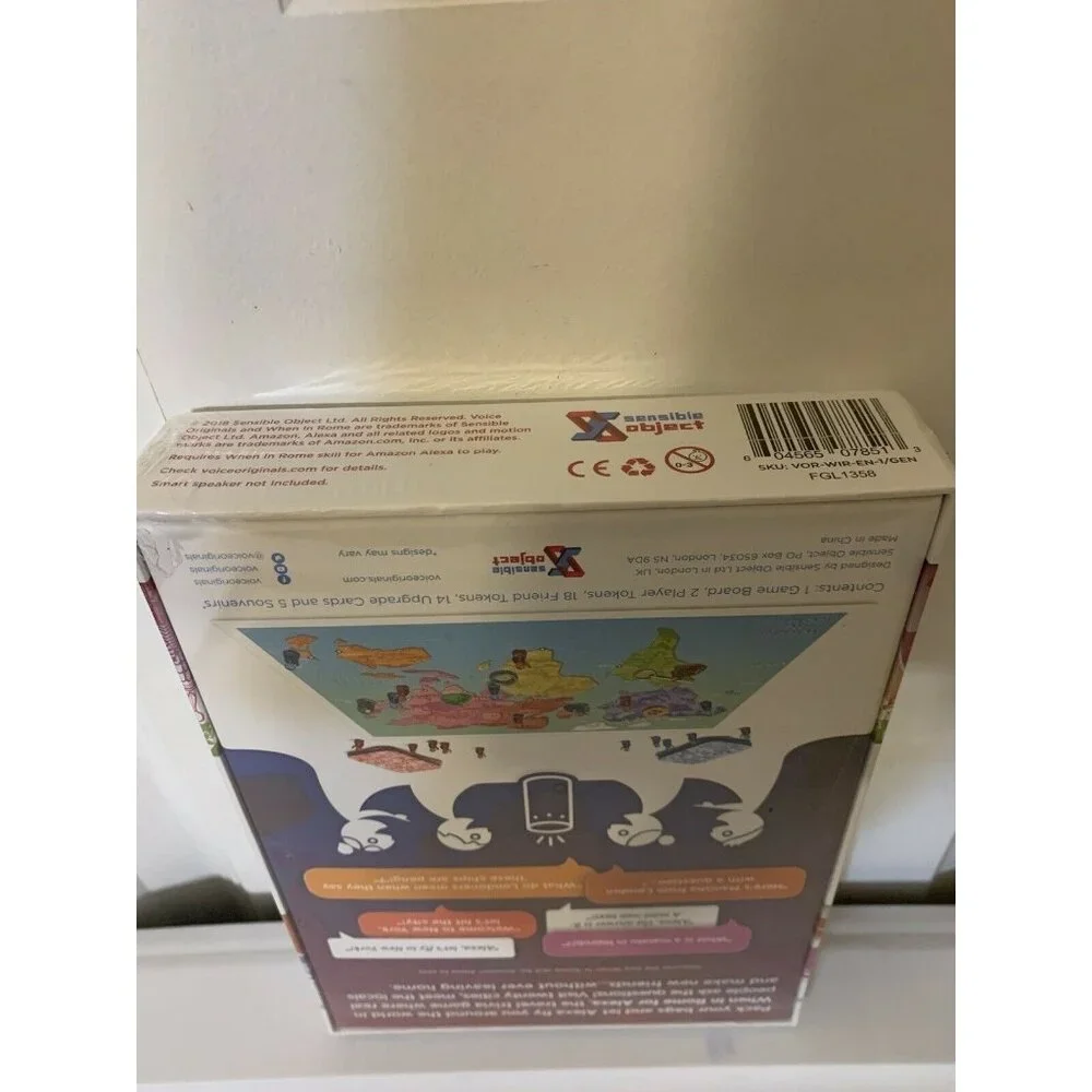 New Voice Originals - When in‎ Rome Travel Trivia Game Powered by Alexa 13+ NWT